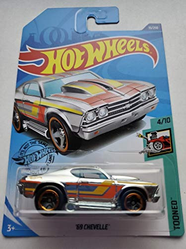 Hot Wheels 2020 Tooned '69 Chevelle, 15/250 Chrome