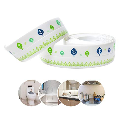 Homid Caulk Strip with Tree?PVC Self Adhesive Adhesive Waterproof Caulking Sealing Tape Caulking Sealing Tape for Kitchen Sink Toilet Bathroom Shower and Bathtub, 1-1/2" x 10.5' Tree Homid Caulk Strip with Tree?PVC Self Adhesive Adhesive Waterproof Caulking Sealing Tape Caulking Sealing Tape for Kitchen Sink Toilet Bathroom Shower and Bathtub, 1-1/2" x 10.5' Tree
