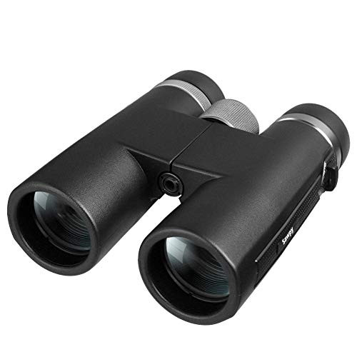 12x42 High Definition Binocular Telescope, BAK4 Prism FMC Lens, Waterproof Compact Binocular Telescope, Suitable for Outdoor Hunting, Bird Watching, Tourism, Concerts, Sports Events for Adults and Chi