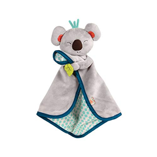 B. Toys  B. Snugglies - Fluffy Koko The Koala Security Blanket  Adorable Baby Blankie with Soft Fabric  BPA Free
