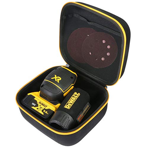 Khanka Hard Travel Case Compatible with DEWALT 20V MAX Orbital Sander (DCW210B)