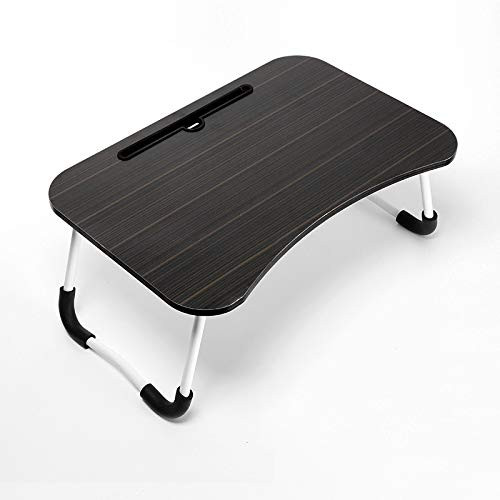 Foldable Laptop Table,Floor table, Drawing desk, Portable Laptop Bed Tray Table Folding Dormitory Table Notebook Stand Reading Holder Breakfast Serving Bed Tray with Tablet Slots for Bed/Couch/Sofa