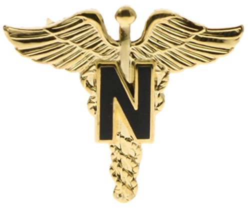 Sujak Military Items Nurse N Caduceus Hat or Lapel Pin HON14753