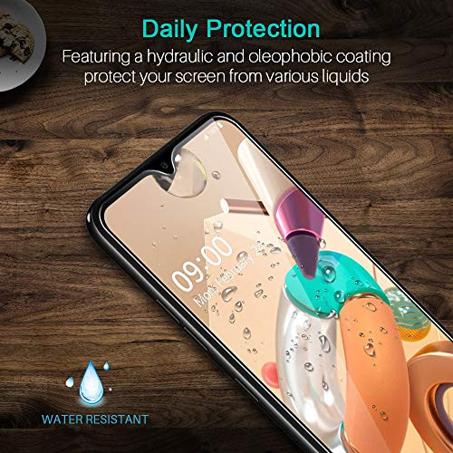 LK [4 Pack] Screen Protector for B Tempered Glass HD Clear (Easy Frame Installation) Anti-Scratch, Case Friendly