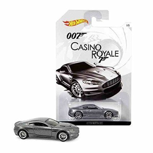 Hot Wheels, 2015 Exclusive James Bond 007, Casino Royale Aston Martin DBS Silver 1/5 Hot Wheels, 2015 Exclusive James Bond 007, Casino Royale Aston Martin DBS Silver 1/5