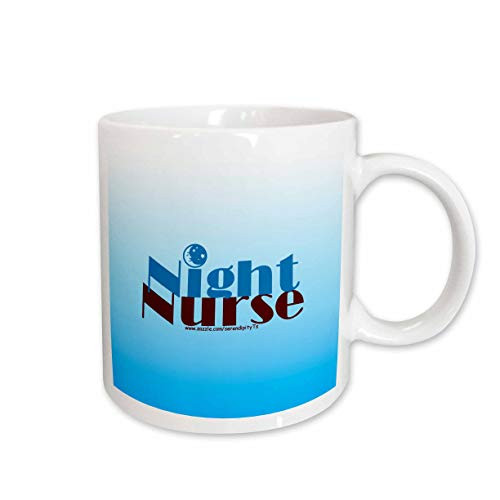 3dRose Night Nurse Ceramic Mug, 11-Ounce