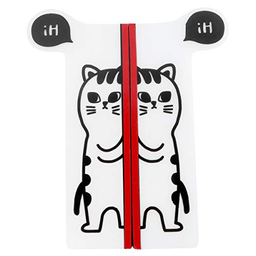 STOBOK Monitor Memo Board Monitors Message Memo Pad Holder Cat Shaped Sticky Reminder Computer Side Panel Notes Holder Acrylic Multifunction Sticky Board