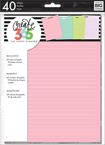 Me & My Big Ideas FIL-09 Happy Planner Fill Paper, Multicolor