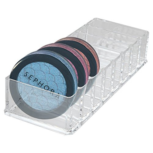 ARAD Acrylic Makeup Organizer, Makeup Organizing Tray, Makeup Drawer Organizer, Bathroom Storage Makeup, Makeup Organizer Countertop, Cosmetic Organizer, Eyeshadow Organizer (8 Compartments)