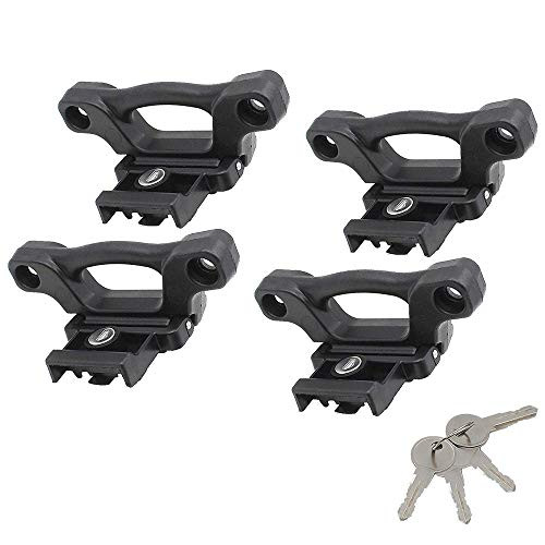 4 Pack Boxlink Tie Down Anchors & Bed Load Hook Reinforcement Panel Compatible for Ford F150 F250 F350,Replaces for FL3Z-9928408-AB FL3Z-99000A64-B