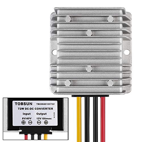 Golf CART Voltage Reducer Automatic Buck Boost Converter DC 8V-40V to 12V 6A 72W Step Down Up Regulator Waterproof Module Transformer Golf CART Voltage Reducer Automatic Buck Boost Converter DC 8V-40V to 12V 6A 72W Step Down Up Regulator Waterproof Module Transformer