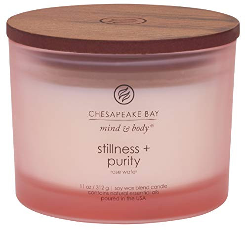 Chesapeake Bay Candle Scented Candle, Stillness + Purity (Rose Water), Coffee Table
