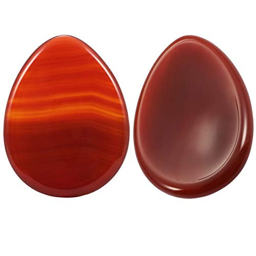 rockcloud Worry Stone,Thumb Palm Stones for Anxiety, Healing Crystal, Water Drop Shape, Carnelian rockcloud Worry Stone,Thumb Palm Stones for Anxiety, Healing Crystal, Water Drop Shape, Carnelian