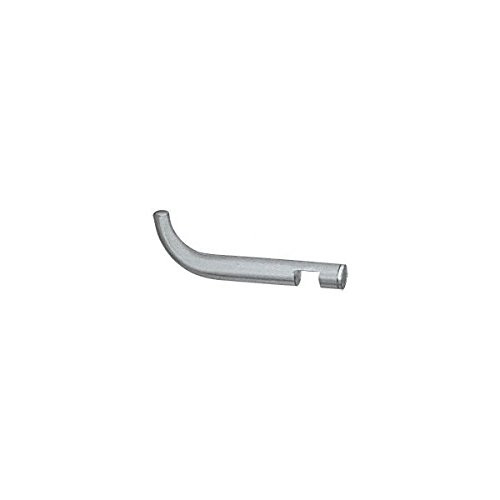 C.R. Laurence S0RH1BSC CRL Brushed Satin Chrome Designer Series Sleeve-Over Robe Hook