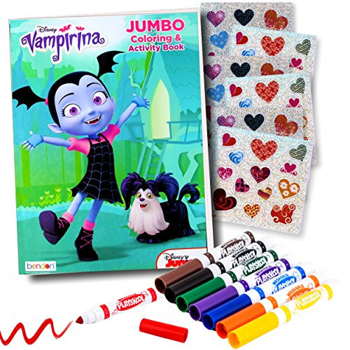 Disney Studios Vampirina Coloring Book Super Set with Vampirina Stickers and More