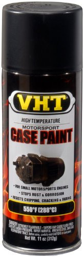 VHT ESP903007-6 PK Black High Temperature Case Paint - 11 oz. Aerosol, (Case of 6)