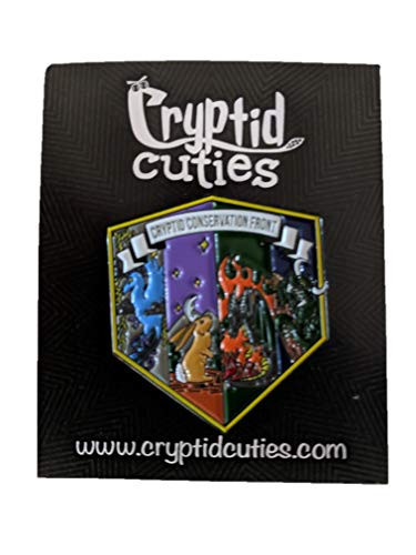 Cryptid Conservation Front Badge Cryptid Cuties Enamel Lapel Pin