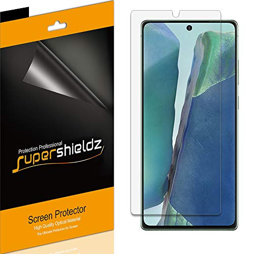 (6 Pack) Supershieldz for Samsung Galaxy Note 20 Screen Protector, High Definition Clear Shield (PET)