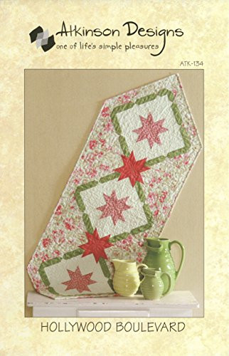 Hollywood Boulevard Table Runner Pattern by Atkinson Designs (ATK-134)