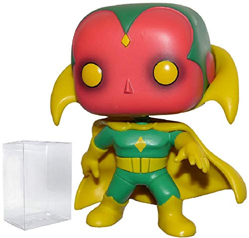 Marvel: Avengers - Vision (Avengers #57) Collector Corps Exclusive Funko Pop! Vinyl Figure (Includes Compatible Pop Box Protector Case)
