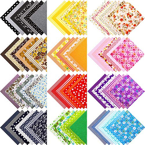 84 Pieces 9.8 x 9.8 Inches Printed Cotton Fabric Floral Bundle Squares Quilting Fabric Patchwork Handmade Craft Fabric Assorted Fabric Patchwork for DIY Sewing Craft Supplies 84 Pieces 9.8 x 9.8 Inches Printed Cotton Fabric Floral Bundle Squares Quilting Fabric Patchwork Handmade Craft Fabric Assorted Fabric Patchwork for DIY Sewing Craft Supplies