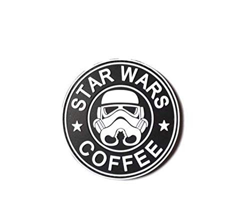 Morton Home 8cm PVC Rubber Patch (Star Wars White)