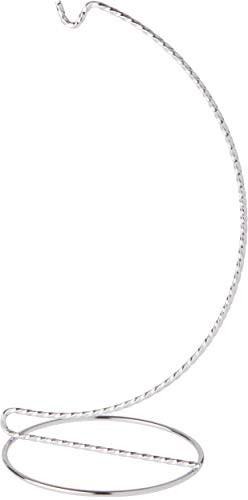 Bard's 9" H x 3.75" W x 3.75" D Twisted Silver Ornament Stand