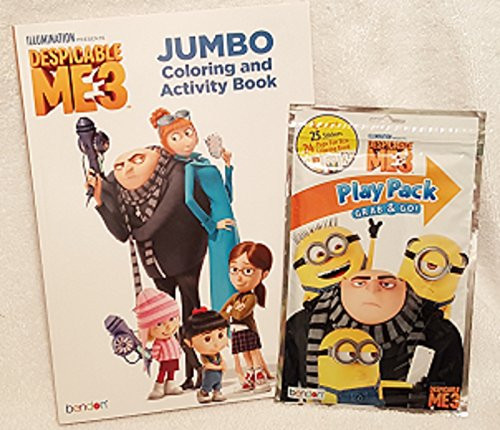 Despicable Me Jumbo Coloring and Activity Book with "Grab & Go" Minions Play Pack (Bundle 2) Despicable Me Jumbo Coloring and Activity Book with "Grab & Go" Minions Play Pack (Bundle 2)