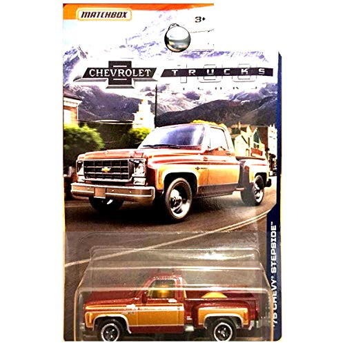 1975 '75 CHEVY STEPSIDE PICKUP TRUCK 100 YEARS SERIES MATCHBOX DIECAST 2017