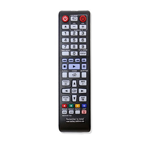 AIDITIYMI AK59-00172A Replace Remote Control for Samsung BD-E5700 BD-E5900 BD-E6500 BD-F5700M BD-F5900 BD-F7500 BD-FM59C BD-J5100 BD-J5700 BD-J5900 BD-EM59 BD-EM59C BD-ES6000 BD-F5700 BD-EM57C
