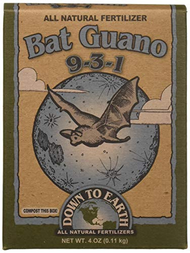 Down To Earth Organic Bat Guano Fertilizer Mix 9-3-1, 0.25 lb