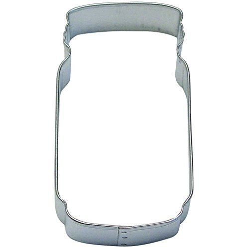 CybrTrayd Mason Jar Cookie Cutter, 4", Silver CybrTrayd Mason Jar Cookie Cutter, 4", Silver