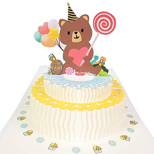Magic Ants Pop Up Birthday Card 3D Greeting Cards for Kids Cartoon Bear Magic Ants Pop Up Birthday Card 3D Greeting Cards for Kids Cartoon Bear