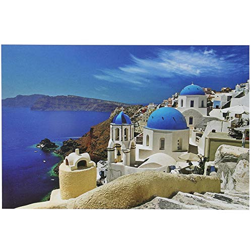 LncBoc Jigsaw Puzzles for Adults 1000 Piece, Jigsaw Puzzles for Grown Ups, Puzzle Sets for Family, Cardboard Puzzles, Educational Games, Brain Challenge Puzzle for Kids Childrens (Aegean Sea)