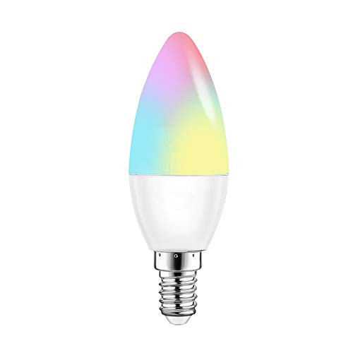 OWSOO Smart WiFi LED Bulb,Light Bulb,V16-C E14 RGB W LED Candle Bulb,6W Dimmable Light,APP Remote Control,Group Control,Compatible with Alexa G-Home Tmall Genie,Voice Control,Color Changing Bulbs OWSOO Smart WiFi LED Bulb,Light Bulb,V16-C E14 RGB W LED Candle Bulb,6W Dimmable Light,APP Remote Control,Group Control,Compatible with Alexa G-Home Tmall Genie,Voice Control,Color Changing Bulbs