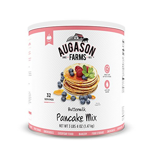 Augason Farms Buttermilk Pancake Mix 3 lbs 4 oz No. 10 Can