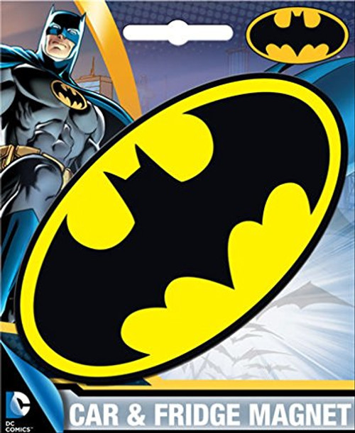 Ata-Boy DC Comics Die-Cut Batman Logo Magnet for Cars, Refrigerators and Lockers