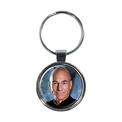 Ata-Boy Star Trek The Next Generation Captain Picard 1.5" Fob Keychain for Keys, Backpack Pulls and More
