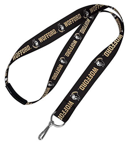 WinCraft Wofford College Terriers Lanyard Key Chain with Plastic Safety Breakaway Clasp