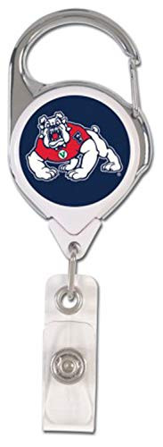 Fresno State Bulldogs Premium Badge Reel Id Holder