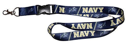 United States Naval Academy Navy Midshipmen Premium Lanyard Id holder