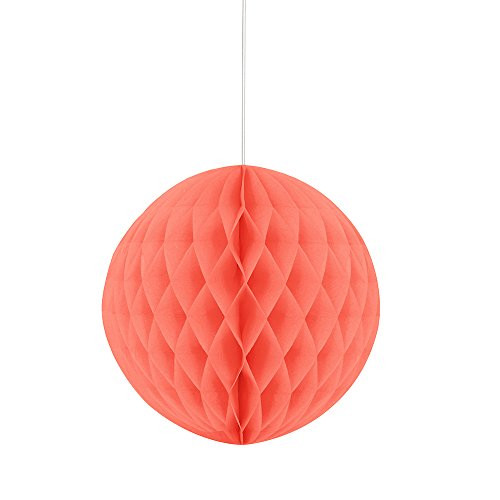 Unique Industries party decoration, 8", Coral