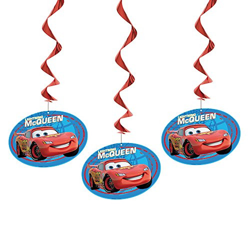 36" Hanging Disney Cars Decorations, 3ct