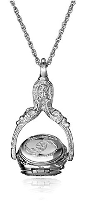 1928 Jewelry Silver-Tone Rotating Trio Locket Necklace, 30" 1928 Jewelry Silver-Tone Rotating Trio Locket Necklace, 30"