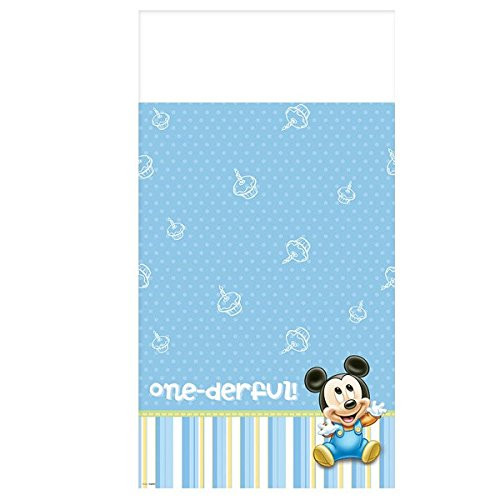 Mickey Mouse 1st Birthday Wrapping Paper Mickey Mouse 1St Birthday Table Cover - Warehousesoverstock