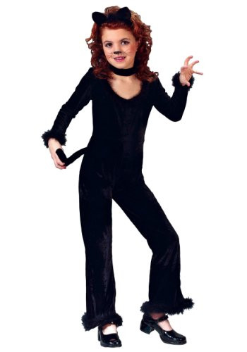 Fun World Playful Kitty Costume, Large 12 - 14, Black