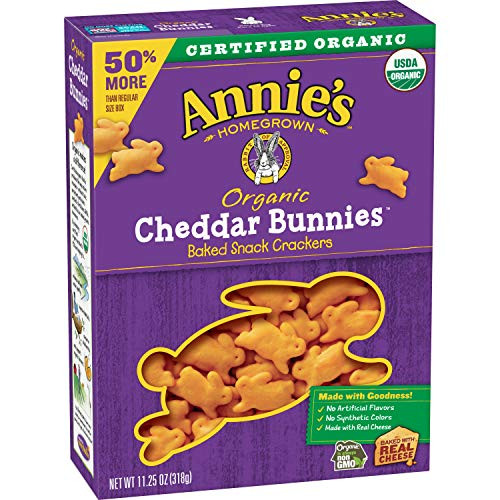 Annie's Organic Cheddar Bunnies Baked Snack Crackers, 11.25 oz
