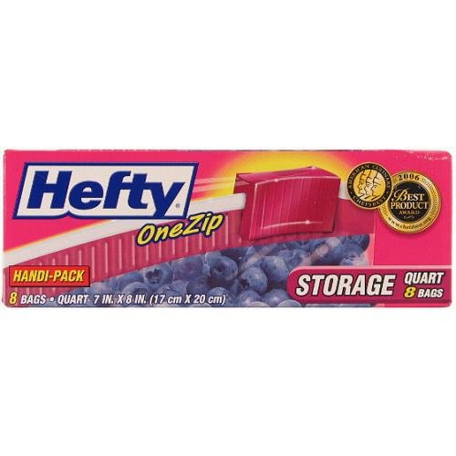 Hefty One Zip Storage Bags