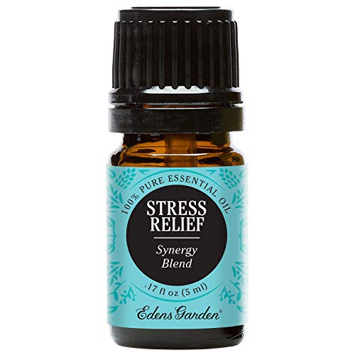 Edens Garden Stress Relief Essential Oil Synergy Blend, 100% Pure Therapeutic Grade (Highest Quality Aromatherapy Oils- Anxiety & Stress), 5 ml Edens Garden Stress Relief Essential Oil Synergy Blend, 100% Pure Therapeutic Grade (Highest Quality Aromatherapy Oils- Anxiety & Stress), 5 ml