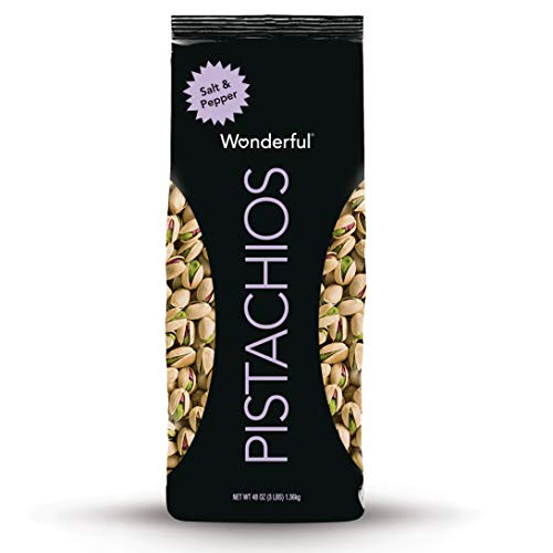 Wonderful Pistachios, Salt and Pepper Flavored, 48 Ounce Bag Wonderful Pistachios, Salt and Pepper Flavored, 48 Ounce Bag